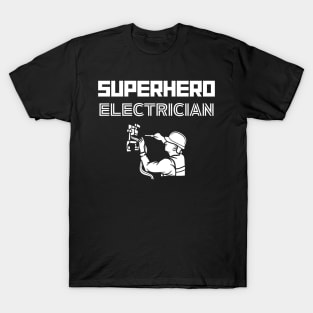 Superhero Electrician T-Shirt